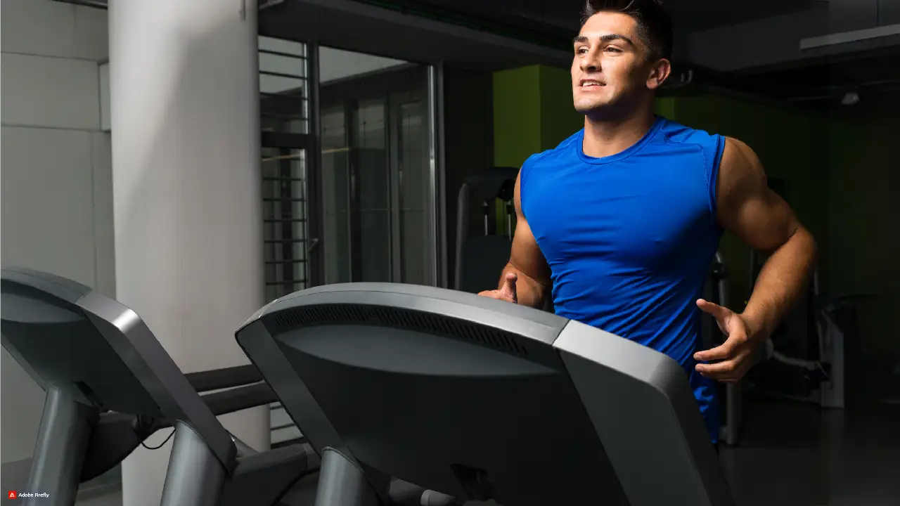 Alat fitnes mengecilkan perut buncit seperti treadmill, sepeda statis, dan kettlebell.